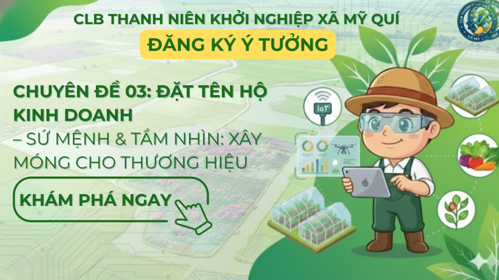 Đặt tên HKD - Sứ mệnh - Tầm nhìn khởi nghiệp | CLB Mỹ Quí