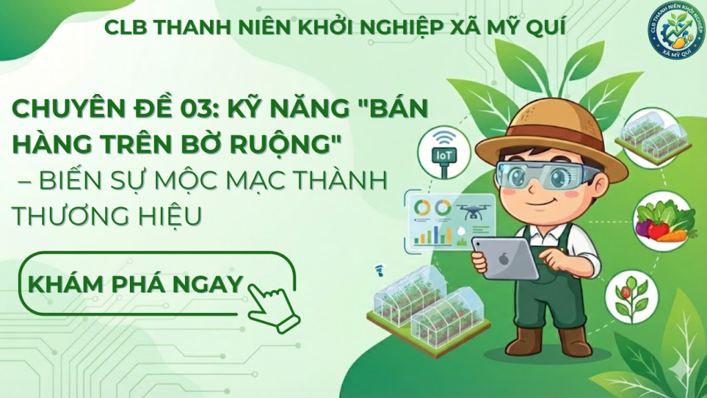 Khám phá cách bán nông sản online hiệu quả qua nghệ thuật kể chuyện và livestream ngay tại vườn. Bí quyết giúp thanh niên nông thôn cắt bỏ trung gian, tăng 50% lợi nhuận.