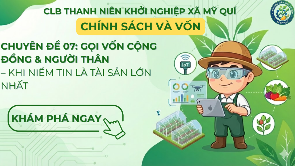 Gọi vốn cộng đồng & Người thân: Bí quyết giữ chữ tín | CLB Mỹ Quí
